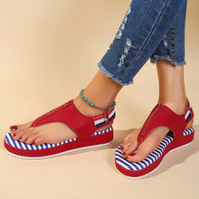 Load image into Gallery viewer, Ladies Casual Thick Soled Flip Flops