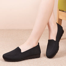 Load image into Gallery viewer, Fly-woven mesh shallow mouth breathable shoes