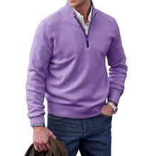 Load image into Gallery viewer, š„MEN'S CASHMERE ZIPPER BASIC SWEATERš„