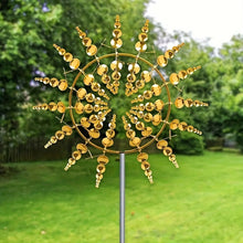 Load image into Gallery viewer, Metal Windmill 3D Kinetic Sculpture