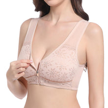 Load image into Gallery viewer, Plus Size Front Closure Wireless Bra Lace Women Underwear