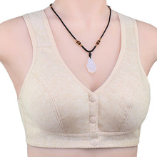 Load image into Gallery viewer, Ladies Cotton Tank Front Button Bra