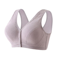 Load image into Gallery viewer, Button Front Cotton Push Up Bra