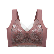 Load image into Gallery viewer, New lace wrap chest gather no steel ring bra