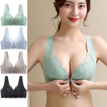 Cargar imagen en el visor de la galería, Lace backless seamless front button bra
