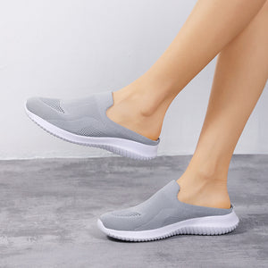 Women's mesh breathable flat casual shoes