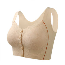 Cargar imagen en el visor de la galería, Women&#39;s Front Button No Steel Ring Breathable Bra
