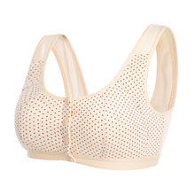 Cargar imagen en el visor de la galería, Large size sponge front button sleep bra
