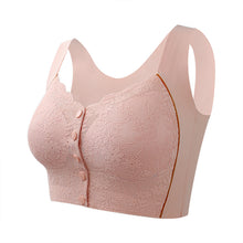 Cargar imagen en el visor de la galería, Women&#39;s Front Button No Steel Ring Breathable Bra
