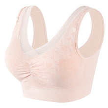 Cargar imagen en el visor de la galería, Women&#39;s cotton breathable plus size vest style bra
