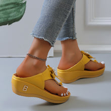Cargar imagen en el visor de la galería, Summer Beach Platform Flip Flops
