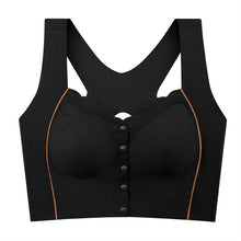 Cargar imagen en el visor de la galería, Women&#39;s Front Button No Steel Ring Breathable Bra

