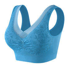 Cargar imagen en el visor de la galería, Women&#39;s cotton breathable plus size vest style bra
