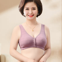 Cargar imagen en el visor de la galería, PLUS SIZE COTTON FRONT BUCKLE BRA
