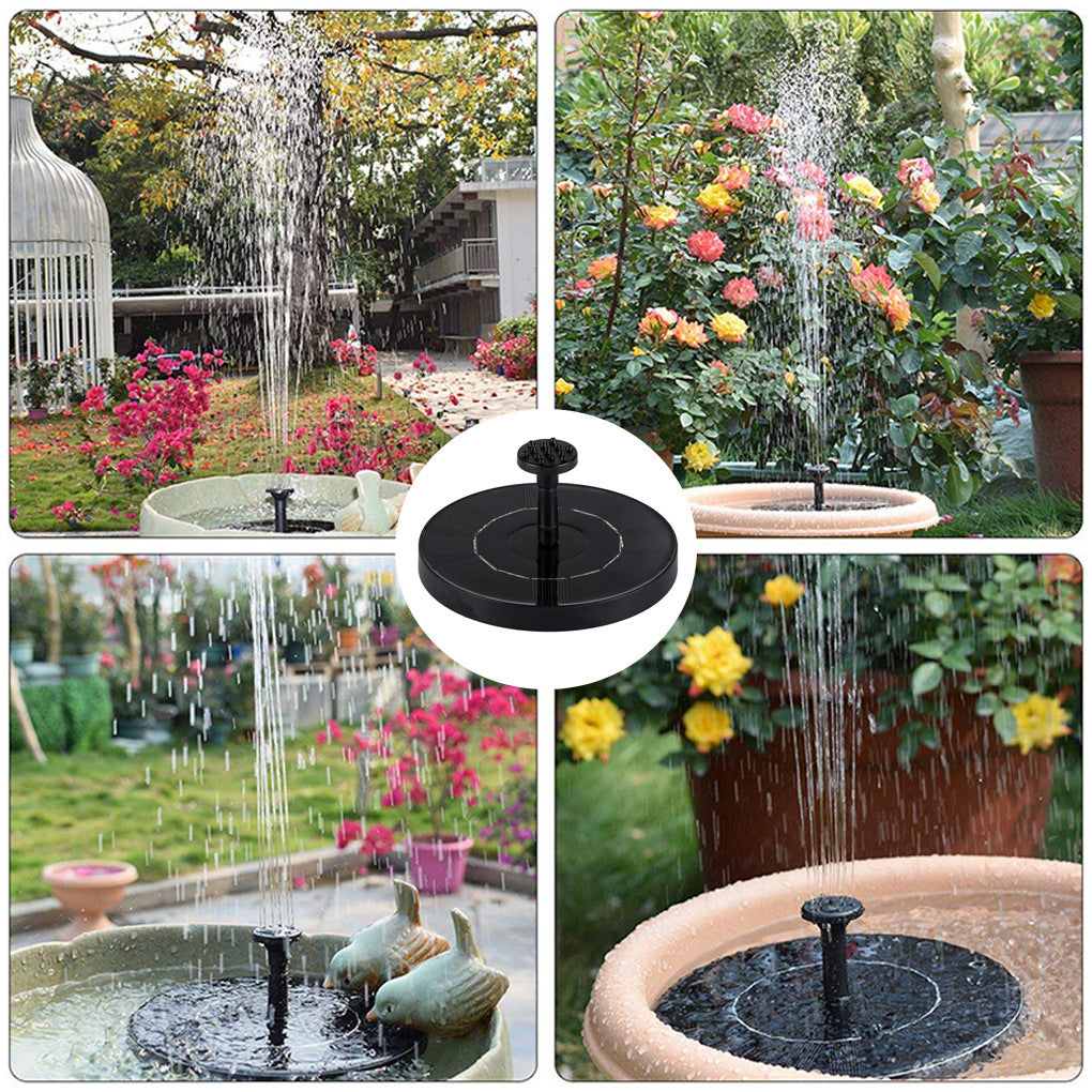 Grishay 3W Solar Bird Bath Fountain Pump 6.3"
