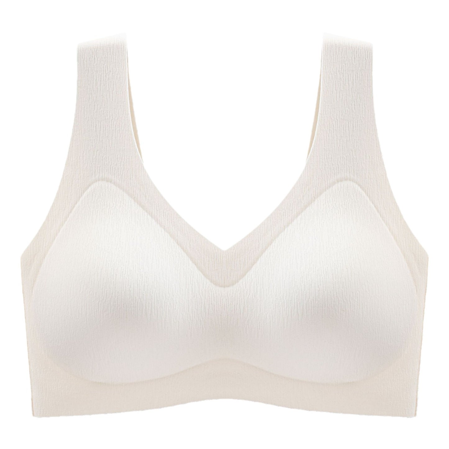 High Support Sports Bra Supportive V-Neck Wireless Sports Bras