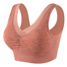 Cargar imagen en el visor de la galería, Women&#39;s cotton breathable plus size vest style bra
