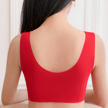 Cargar imagen en el visor de la galería, Thin Front Button Push Up Anti-Sag Sports Bra
