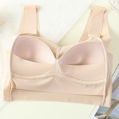 Women's Lace Wide Shoulder Strap Beautiful Back Bra