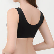 Cargar imagen en el visor de la galería, Thin Front Button Push Up Anti-Sag Sports Bra
