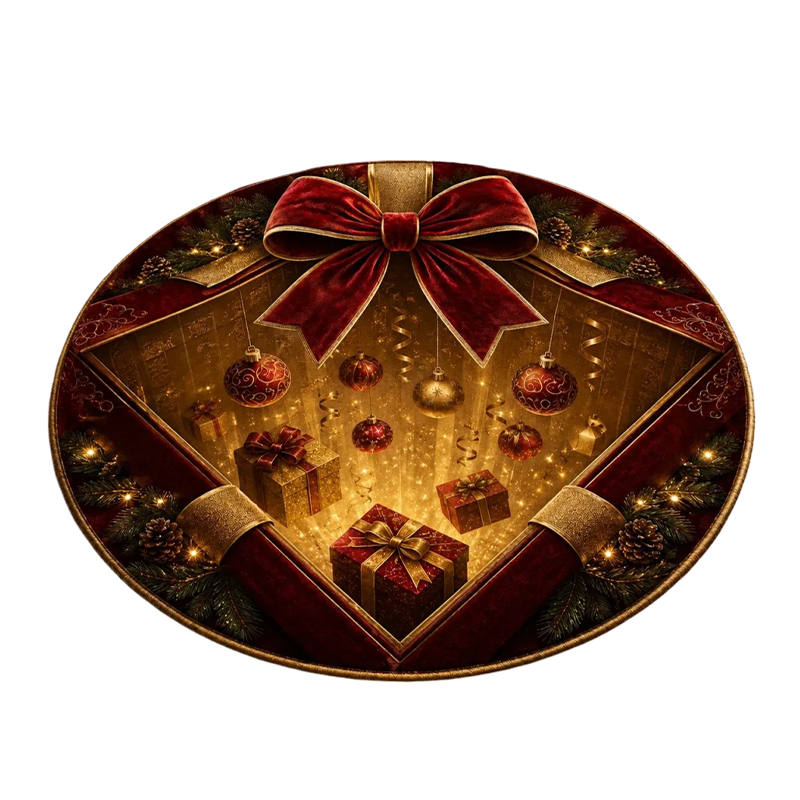 Graddi Christmas 3D Illusion Rug
