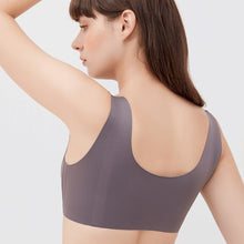 Cargar imagen en el visor de la galería, Thin Front Button Push Up Anti-Sag Sports Bra
