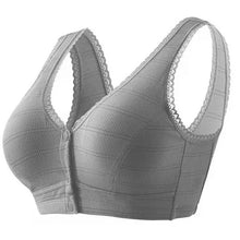 Cargar imagen en el visor de la galería, PLUS SIZE COTTON FRONT BUCKLE BRA
