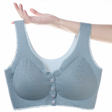 Cargar imagen en el visor de la galería, Women&#39;s front button lace wireless bra
