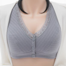 Cargar imagen en el visor de la galería, Soft Cotton Front Button Underwireless Tank Bra

