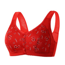 Cargar imagen en el visor de la galería, Soft Cotton Unwired Front Button Printed Bra
