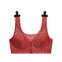 Cargar imagen en el visor de la galería, Ladies Zip Front Push Up Lace Bra
