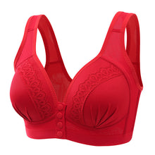 Cargar imagen en el visor de la galería, Push Up No Steel Rim Front Open Button Bra
