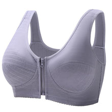Cargar imagen en el visor de la galería, Middle-aged and elderly cotton front zipper underwear
