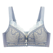 Cargar imagen en el visor de la galería, Women&#39;s Lace Front Button Adjustable Straps Bra
