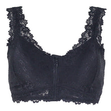 Cargar imagen en el visor de la galería, Women&#39;s Zip Front Lace Push Up Bra
