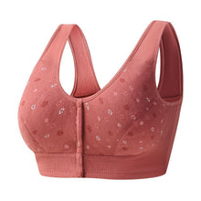 Cargar imagen en el visor de la galería, Women&#39;s No Wire Pattern Front Button Underwear
