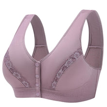 Cargar imagen en el visor de la galería, Ladies Front Button Printed Cotton Underwear
