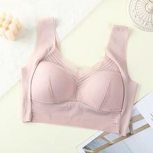 Cargar imagen en el visor de la galería, Women&#39;s Lace Wide Shoulder Strap Beautiful Back Bra
