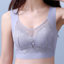 Cargar imagen en el visor de la galería, Push-up back lace seamless bra
