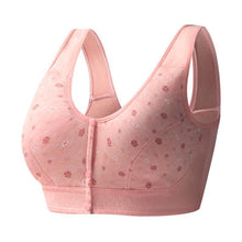 Cargar imagen en el visor de la galería, Women&#39;s No Wire Pattern Front Button Underwear
