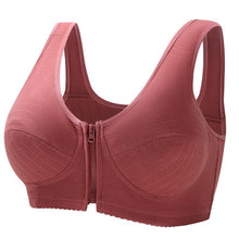 Cargar imagen en el visor de la galería, Middle-aged and elderly cotton front zipper underwear
