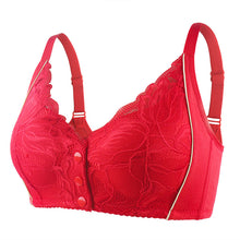 Cargar imagen en el visor de la galería, Women&#39;s lace front button shaped bra
