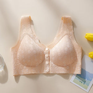 Front-Open Wire-Free Bra for Middle-Aged and Elderly