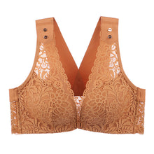 Cargar imagen en el visor de la galería, Push up thick no steel ring front button bra
