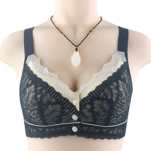 Cargar imagen en el visor de la galería, Women&#39;s Lace Front Button Adjustable Straps Bra
