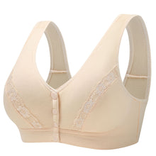 Cargar imagen en el visor de la galería, Ladies Front Button Printed Cotton Underwear
