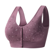 Cargar imagen en el visor de la galería, Women&#39;s No Wire Pattern Front Button Underwear
