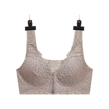 Cargar imagen en el visor de la galería, Ladies Zip Front Push Up Lace Bra
