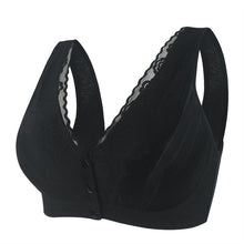Cargar imagen en el visor de la galería, Wide Strap Printed Unwired Front Button Bra
