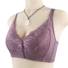 Cargar imagen en el visor de la galería, Women&#39;s lace front button shaped bra
